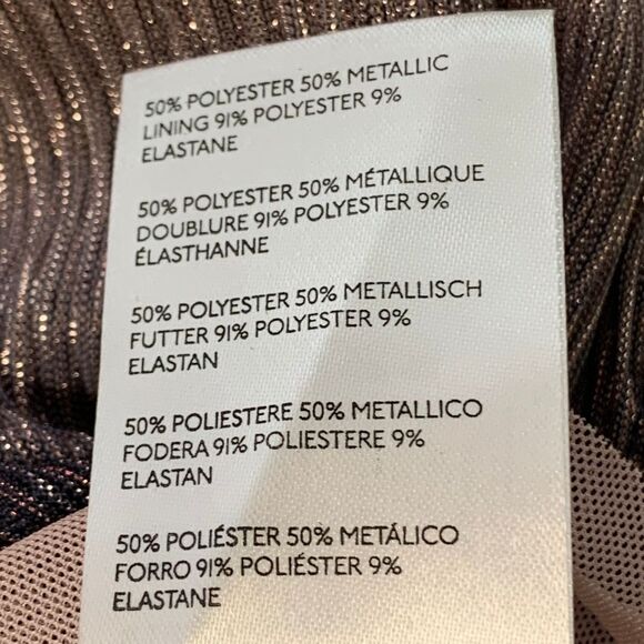 Anthropologie Serena Shimmer Purple Ombre Metallic Blouse Top Size Small - Picture 11 of 11